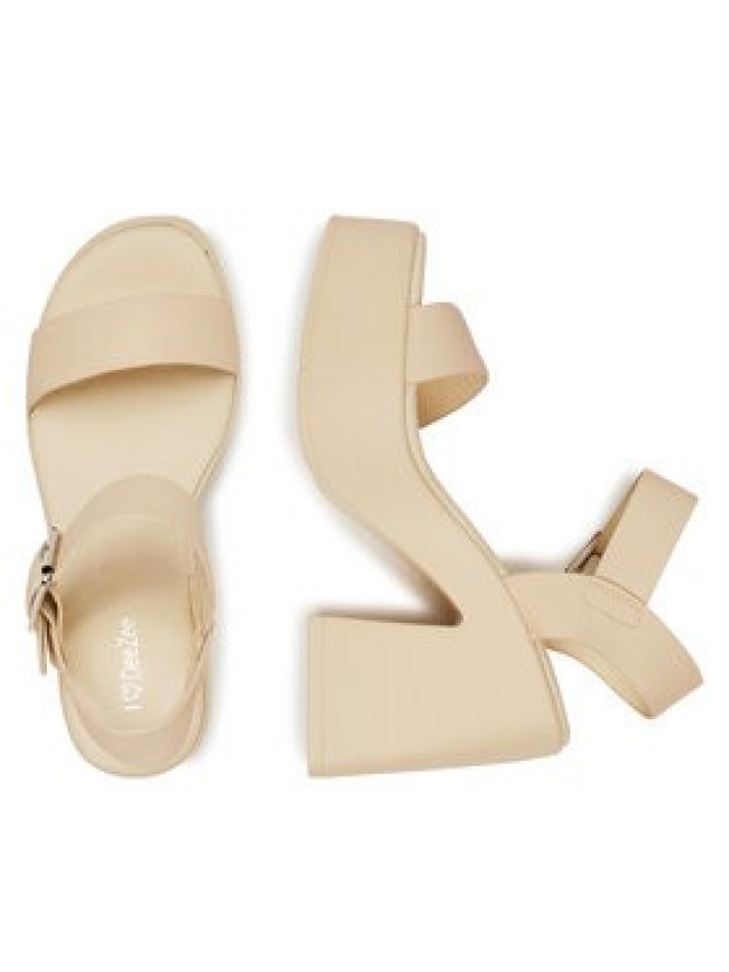 DeeZee Sandały 23258-12 Écru