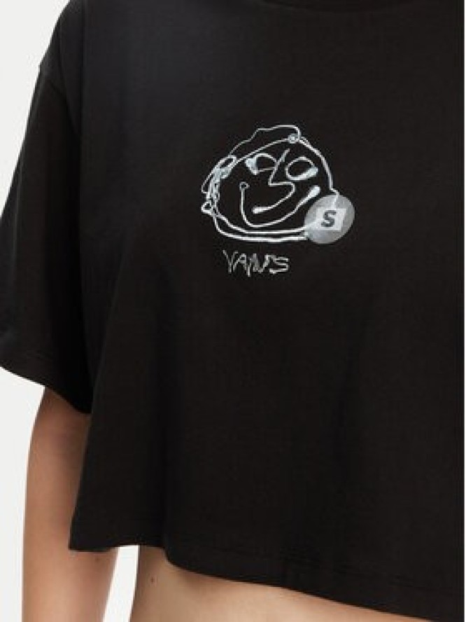 Vans T-Shirt VN000MC5BLK1 Czarny Regular Fit