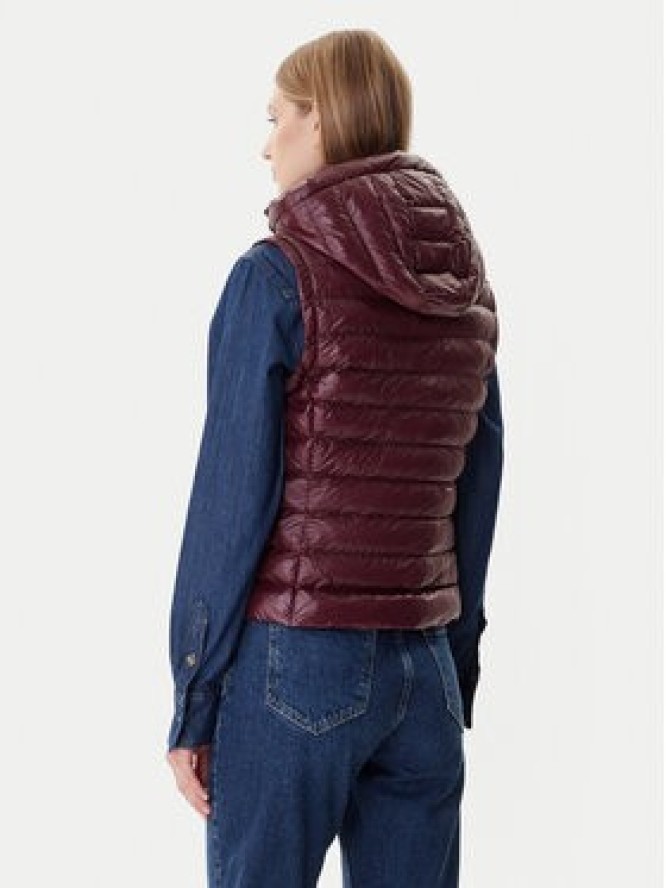 Tommy Hilfiger Bezrękawnik WW0WW47352 Bordowy Slim Fit