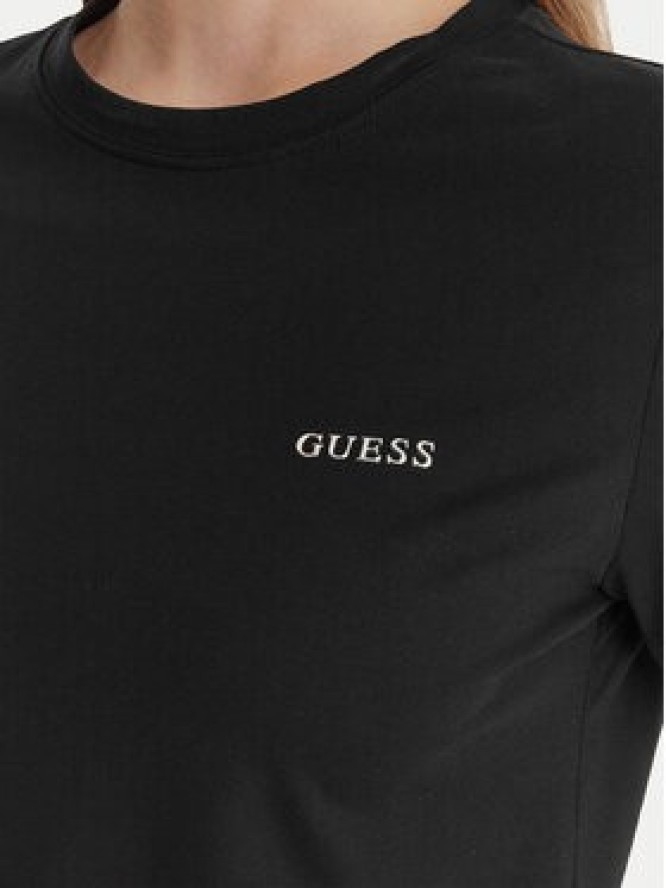 Guess T-Shirt V6RI07 J1314 Czarny Regular Fit