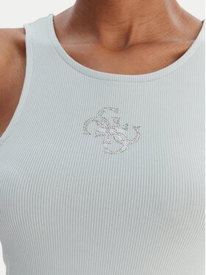 Guess Top W6RP39 KD092 Zielony Regular Fit