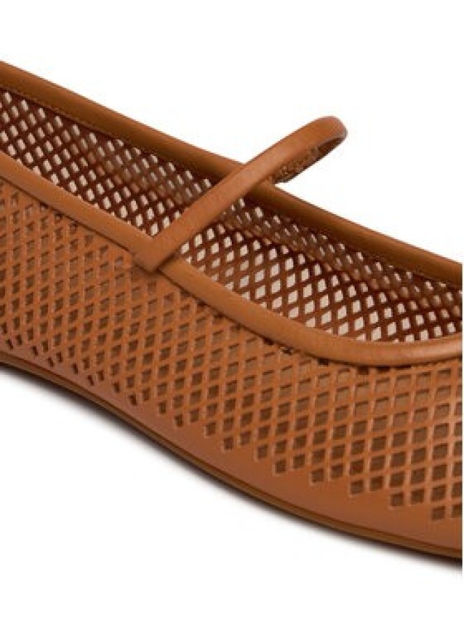 LAUREN RALPH LAUREN Baleriny Jayna 802P04176006 Brązowy