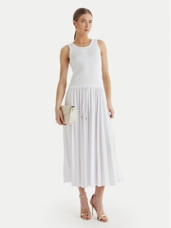JOOP! Sukienka codzienna Tildy 30100627 Biały Regular Fit
