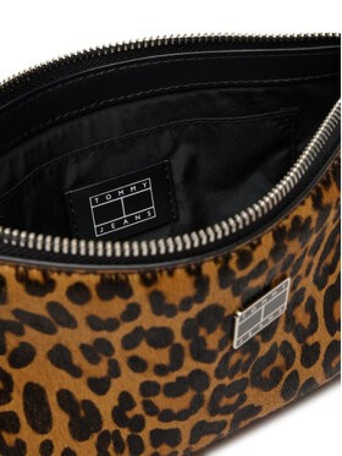 Tommy Jeans Torebka Tjw Must Leopard Shoulder Bag AW0AW18008 Pomarańczowy