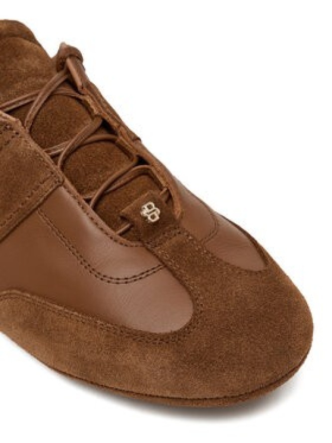 BOSS Sneakersy Roxanne 50557939 Brązowy