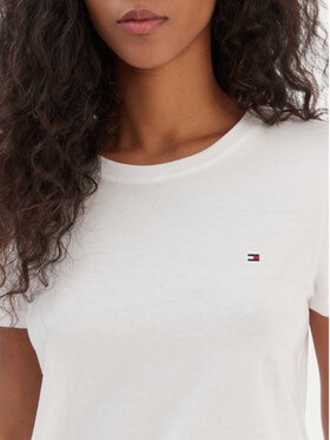 Tommy Hilfiger T-Shirt WW0WW22043 Biały Regular Fit