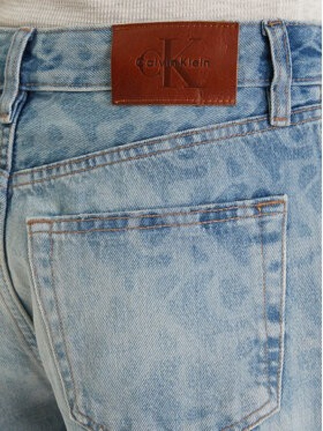 Calvin Klein Jeans Jeansy LV047F678G Niebieski Straight Fit