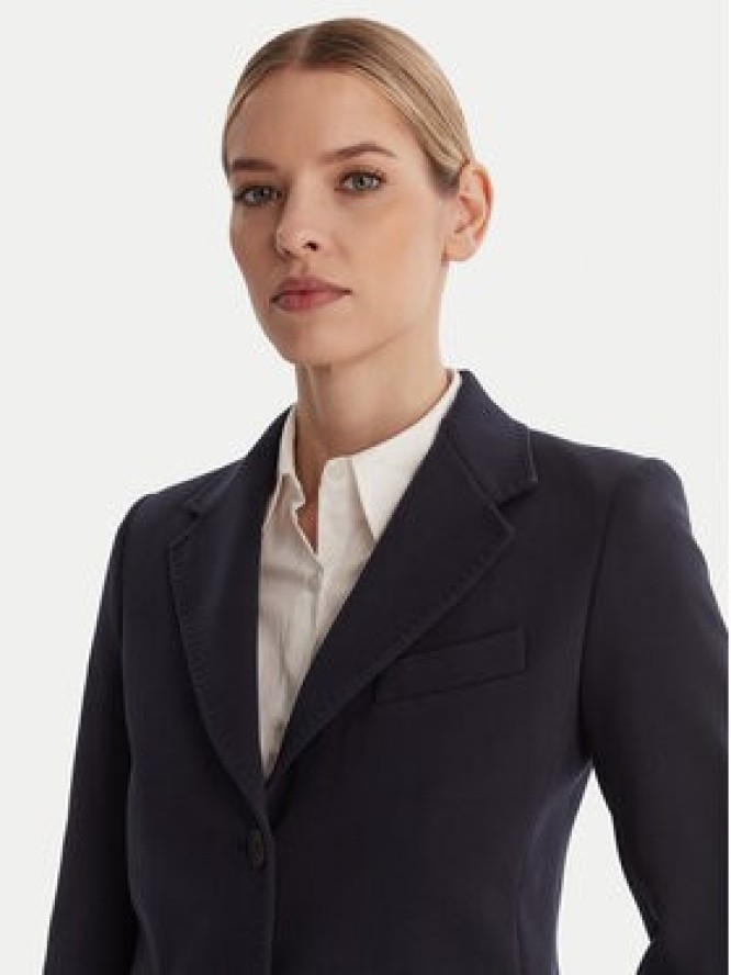 Weekend Max Mara Marynarka Ginnasta 2615911011 Granatowy Slim Fit