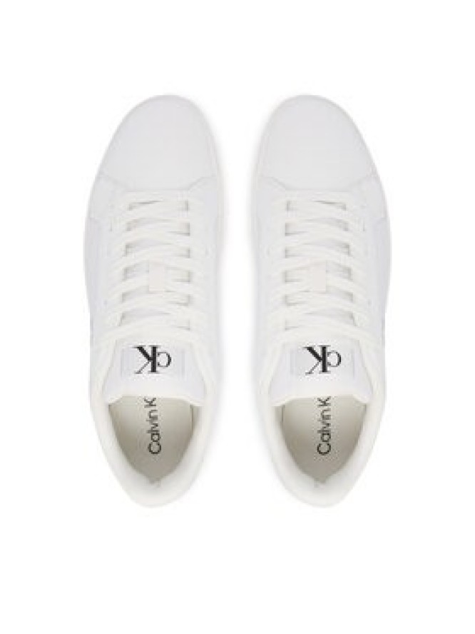 Calvin Klein Sneakersy 3 Cupsole Laceup Pu Mg YW0YW01781 Biały