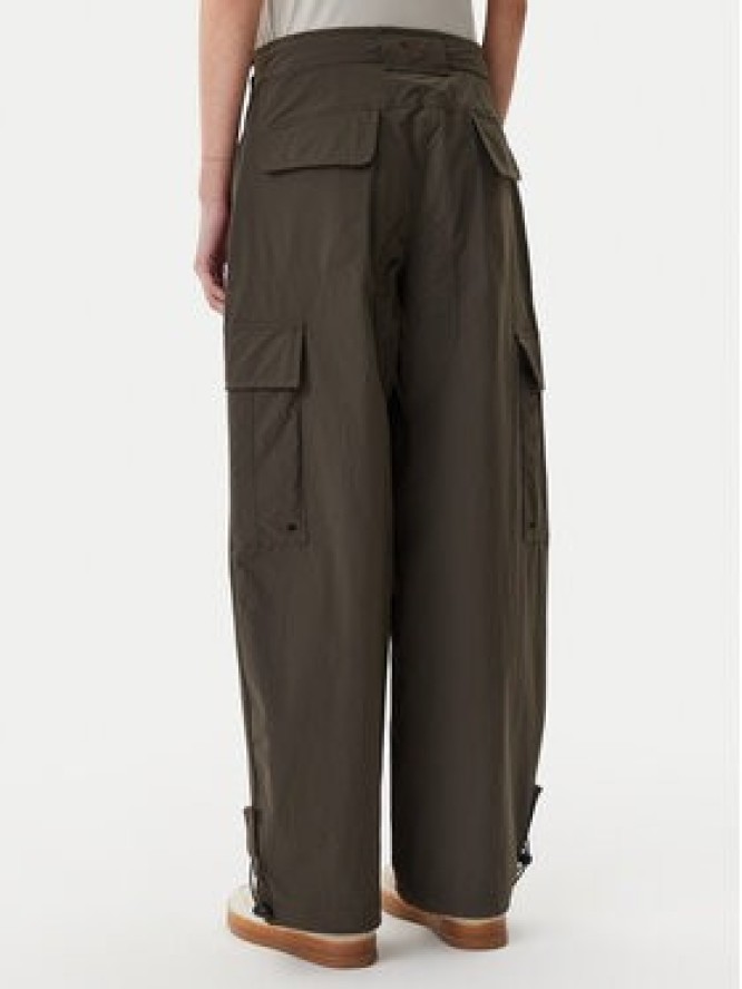 adidas Spodnie materiałowe Premium Essentials JD4785 Khaki Loose Fit