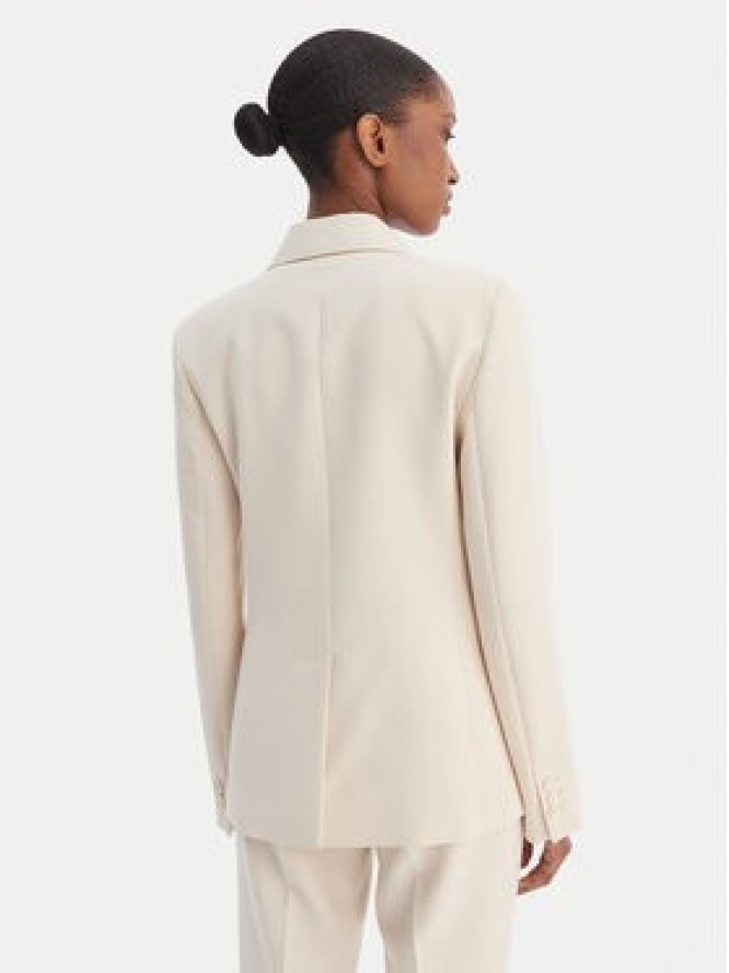 Weekend Max Mara Marynarka Uva 2615041061 Écru Slim Fit