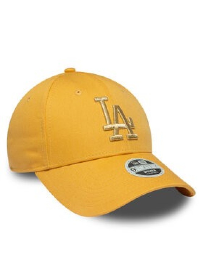New Era Czapka z daszkiem LA Dodgers Metallic Yellow 9FORTY 60667386 Żółty