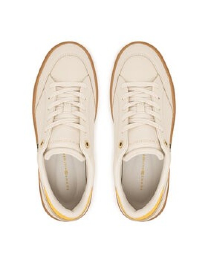 Tommy Hilfiger Sneakersy CHIC SNEAKER ELEVATED FW0FW09400 Beżowy