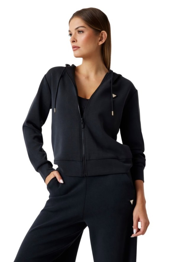 GUESS Czarna damska bluza Olympe, Rozmiar XL