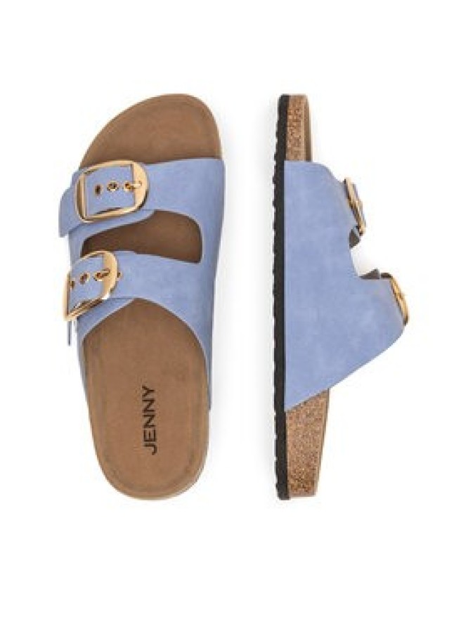 JENNY Klapki LB-P1597-YLD Niebieski