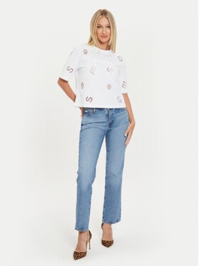 Guess Jeans Jeansy W4YA98 D5CC5 Niebieski Straight Fit