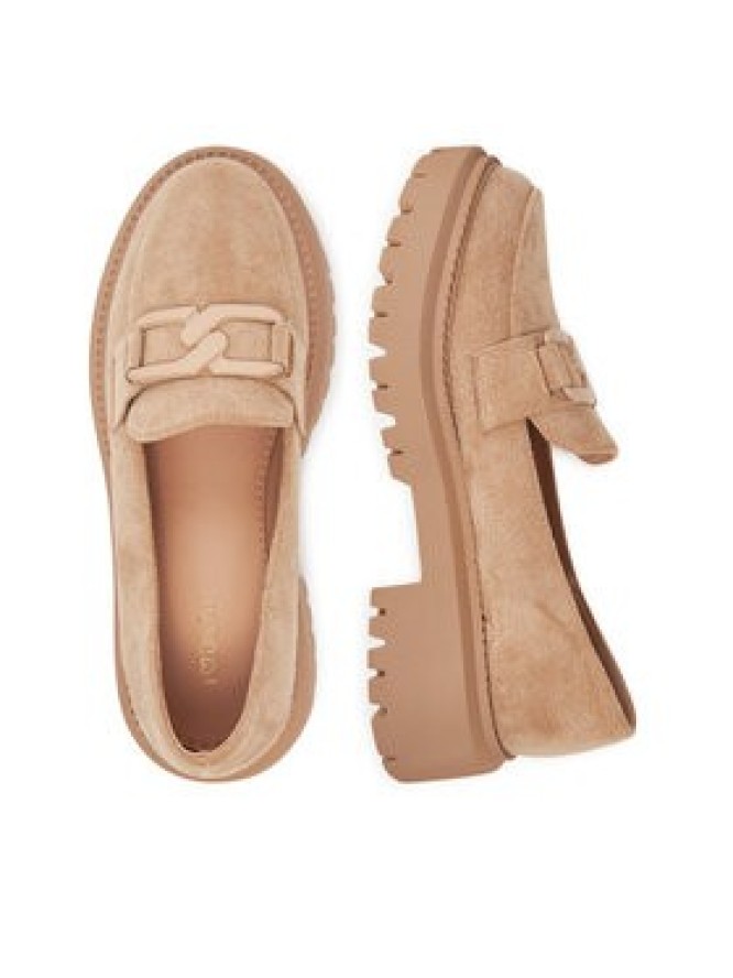 DeeZee Loafersy LE601-5 Beżowy