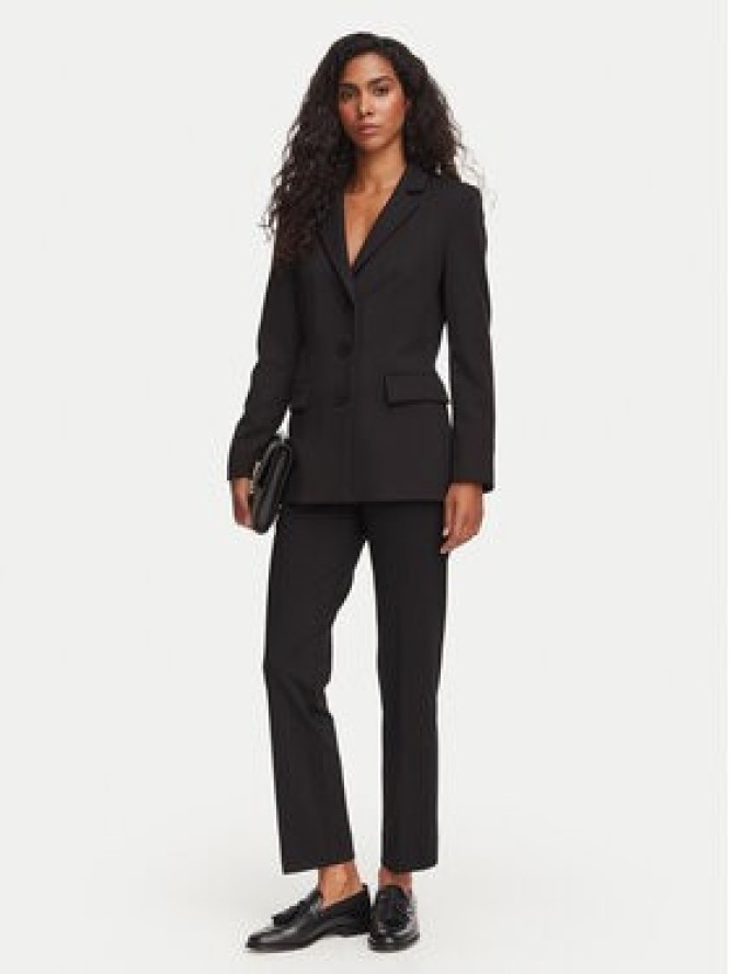 Marella Spodnie materiałowe Paese 2623786034 Czarny Regular Fit
