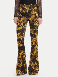 Versace Jeans Couture Legginsy 79HAC322 JS508 Czarny Slim Fit