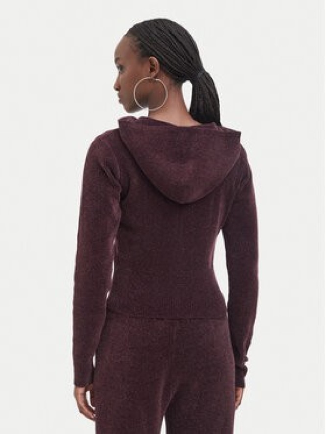 Juicy Couture Bluza JCWEB005 Brązowy ciemny Regular Fit