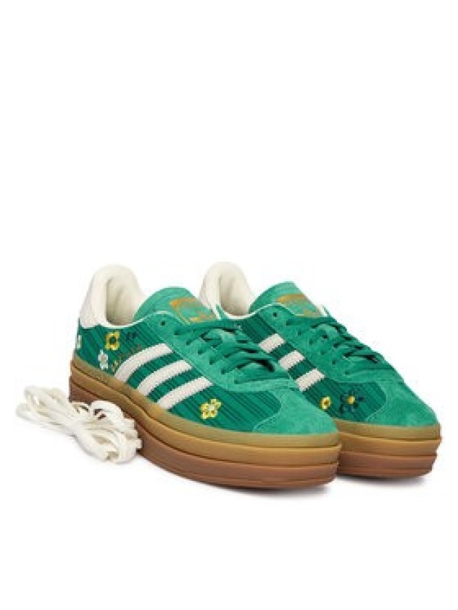 adidas Sneakersy Gazelle Bold IH1920 Zielony