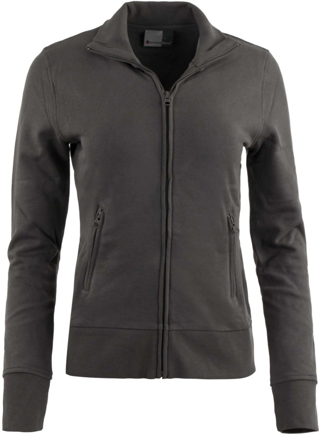 Damska bluza Promodoro Jacket ze stójką szara