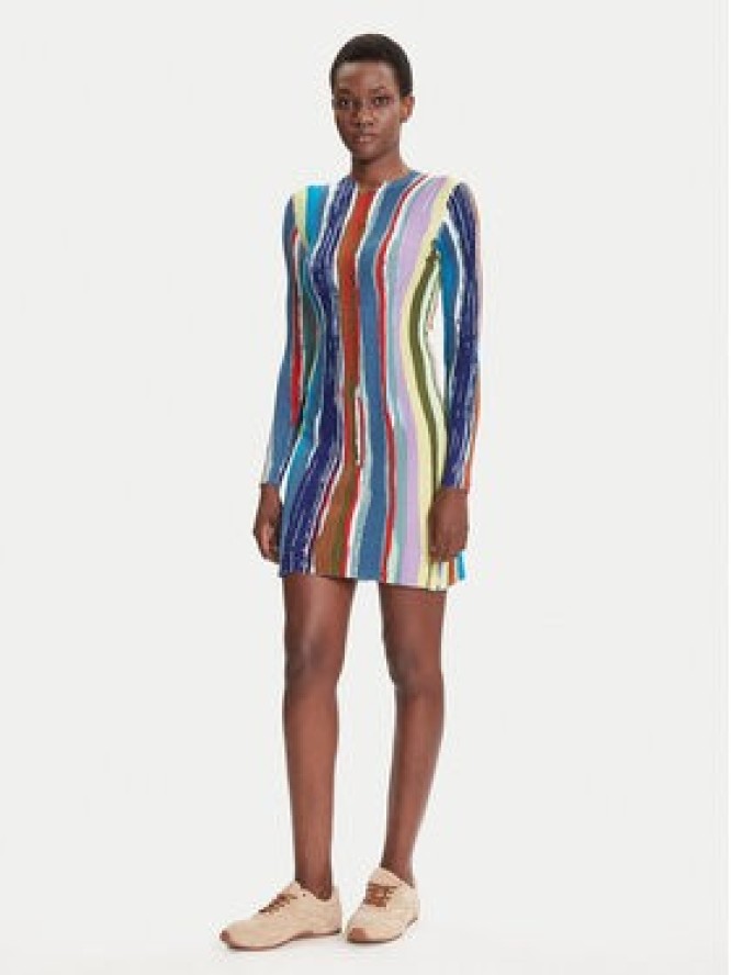 Desigual Sukienka codzienna Carla 25WWVF07 Kolorowy Slim Fit