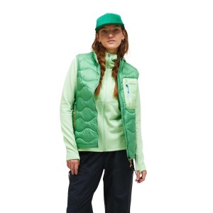 Kamizelka Peak Performance puchowa damska Helium Utility Down Vest zielona - L