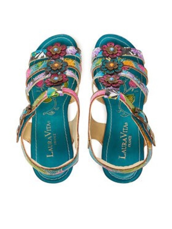 Laura Vita Sandały Bonito 30 Turkusowy