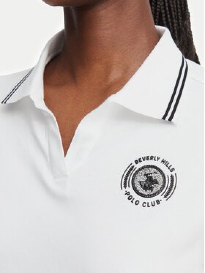 Beverly Hills Polo Club Polo L2605-HR Biały Regular Fit