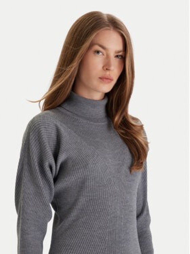 BOSS Sukienka dzianinowa Forbini 50548520 Szary Regular Fit