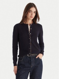 Barbour Kardigan Pendle LKN1076NY78 Granatowy Regular Fit