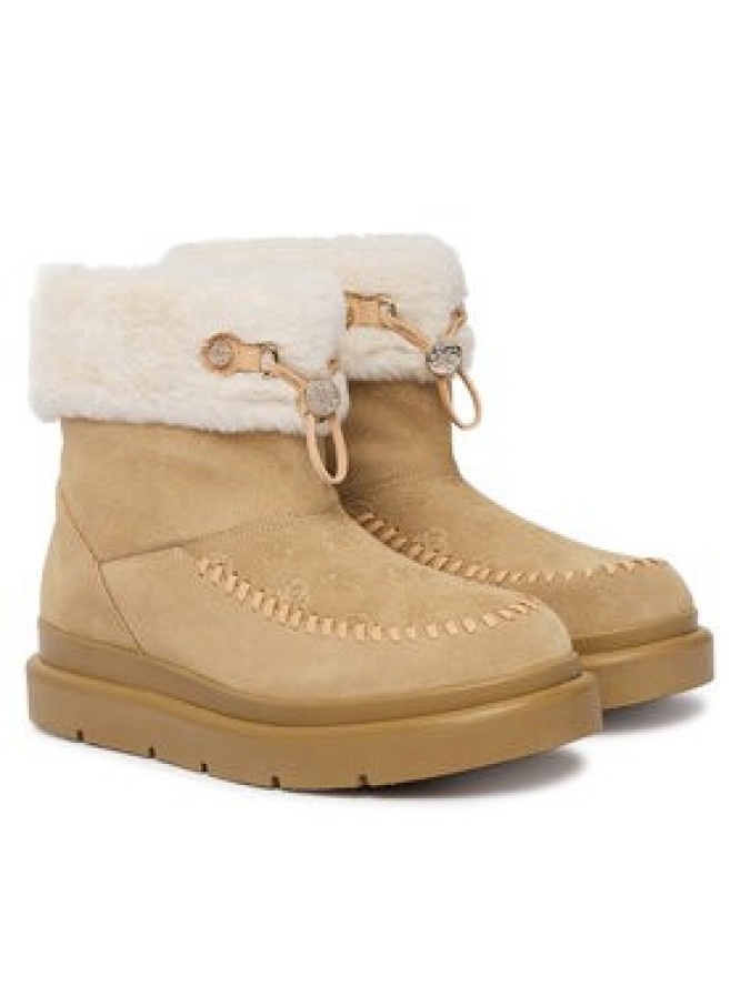Guess Śniegowce FLFKEN LEA10 Beżowy