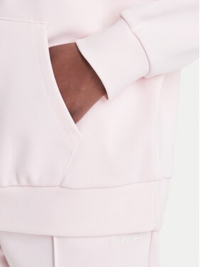 Guess Bluza V6BQ28 K9361 Różowy jasny Oversize