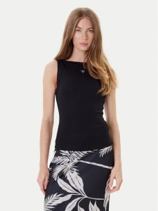 Guess Top W5RP16 KCNH2 Czarny Regular Fit