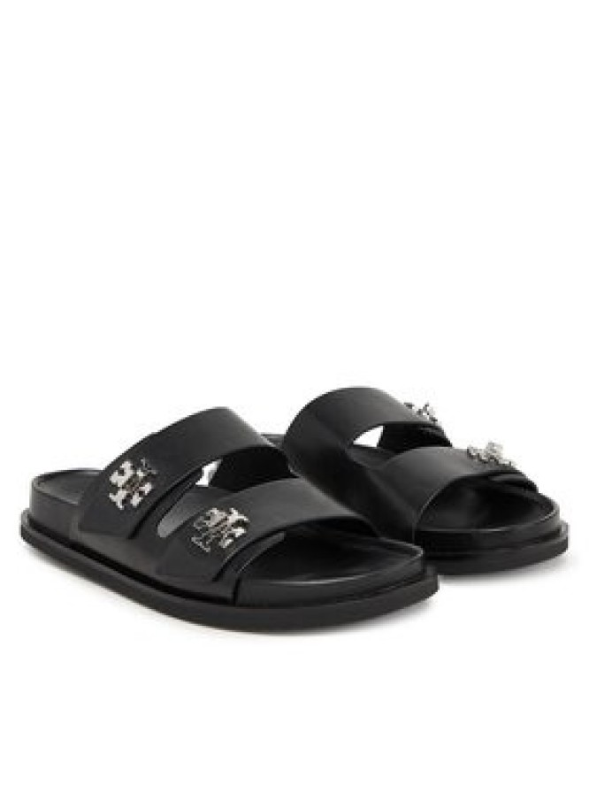 Tory Burch Klapki T Lock Sport Slide 175640 Czarny