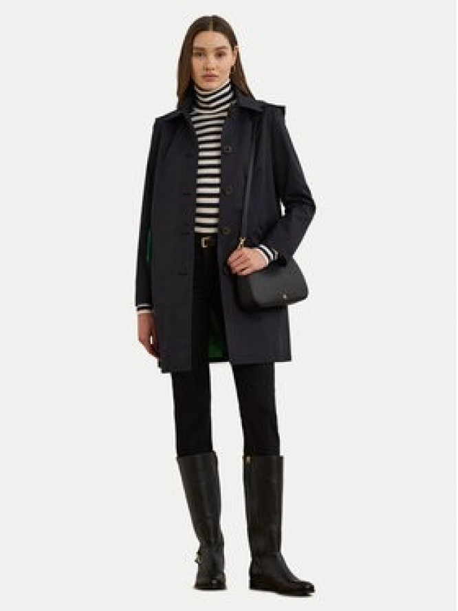 LAUREN RALPH LAUREN Płaszcz przejściowy 297967121005 Granatowy Straight Fit