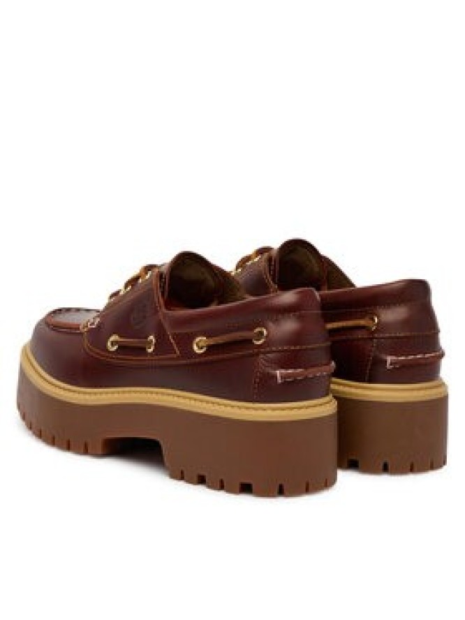 Timberland Loafersy Stone Street Boat TB0A2QDMD571 Brązowy