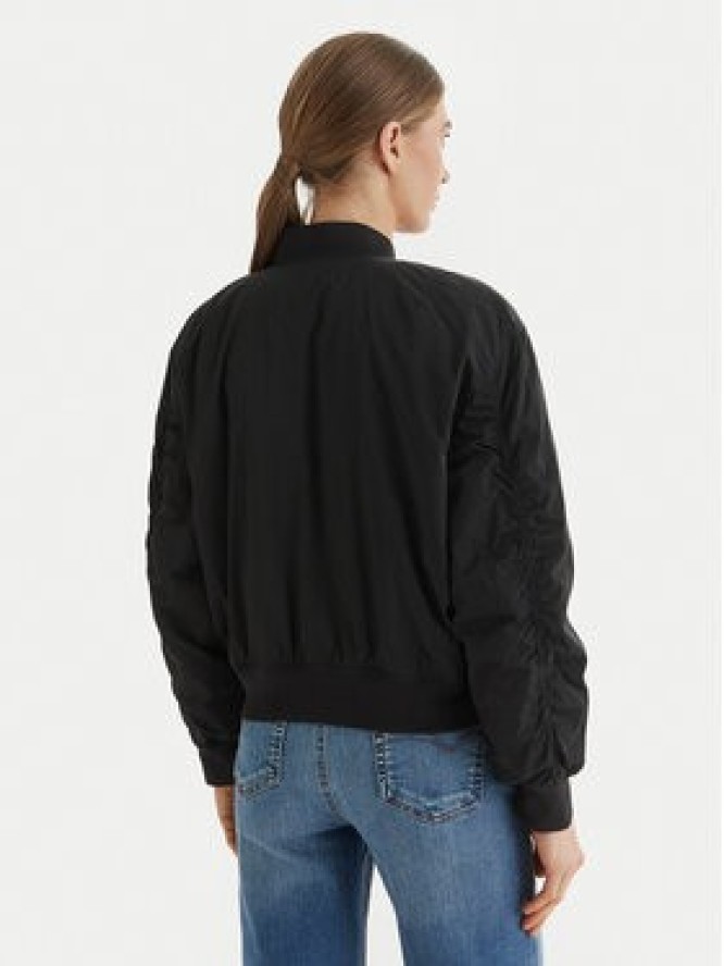 Calvin Klein Jeans Kurtka bomber Essential LV047F505G Czarny Regular Fit