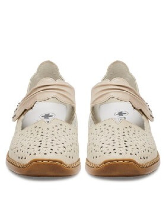 Rieker Półbuty 41399-60 Beżowy