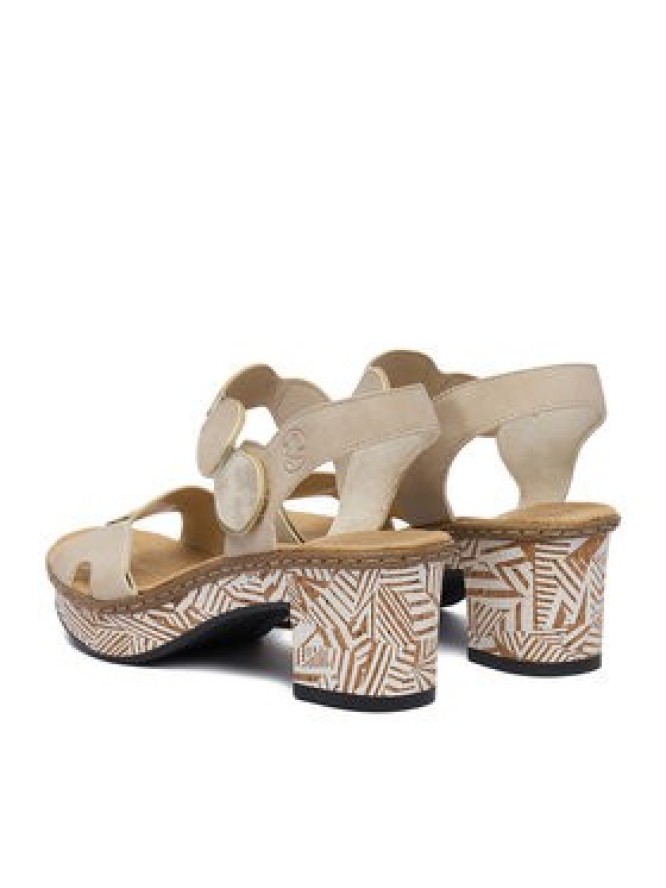 Rieker Sandały CEO-63876-62 Beżowy