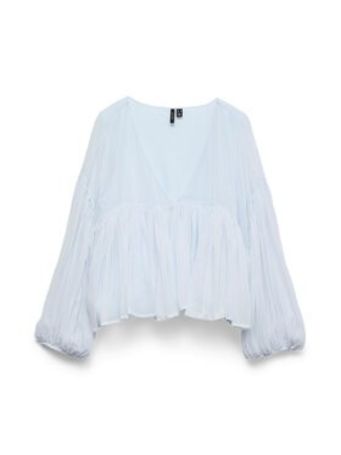 Vero Moda Bluzka Katie 10346404 Błękitny Regular Fit