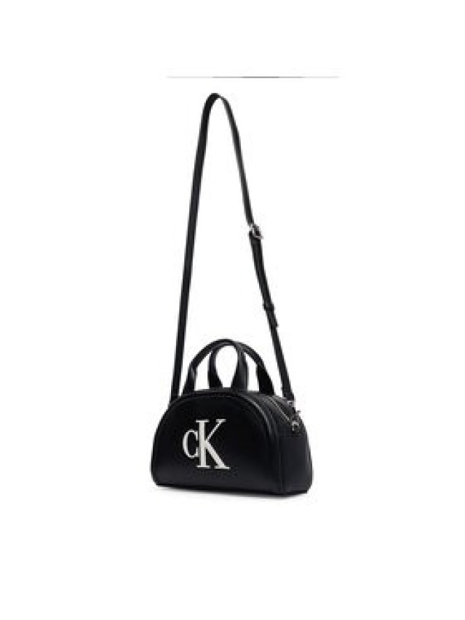 Calvin Klein Torebka Bold Ck Dome Crossbody LV04F3895G Czarny