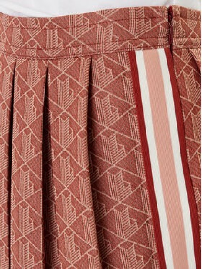 Lacoste Spódnica plisowana JF0516 Brązowy Regular Fit