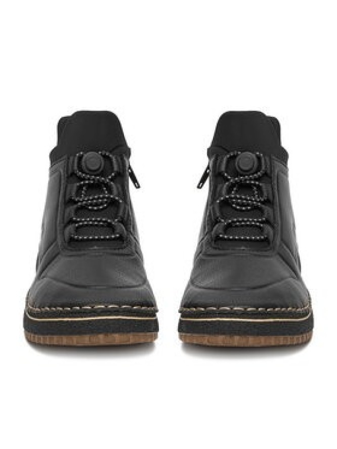 Rieker Półbuty 50961-00 Czarny