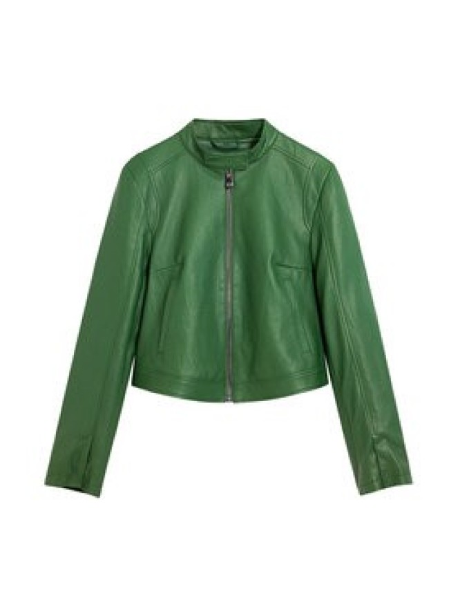 Desigual Kurtka z imitacji skóry Ariel 26SWEW09 Zielony Regular Fit