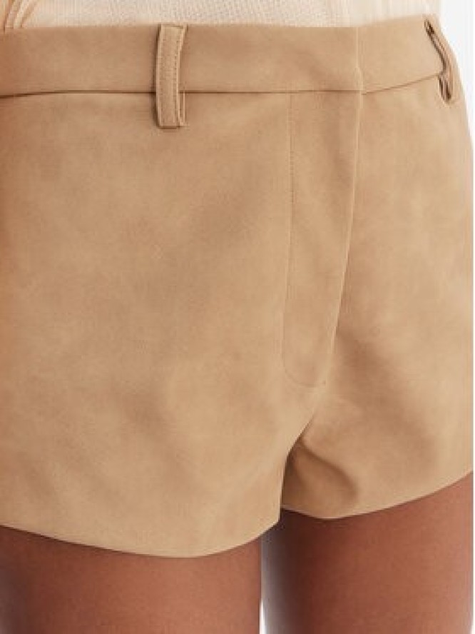 Bardot Szorty z imitacji skóry Jayla 60059PB2 Brązowy Slim Fit