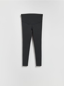 Legginsy z wysokim pasem - czarny