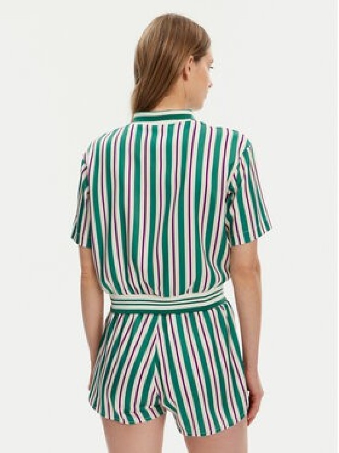 Fila Bluzka Lassance FAW0996 Zielony Regular Fit