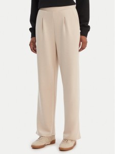 Vero Moda Spodnie materiałowe Hali 10339404 Beżowy Straight Fit